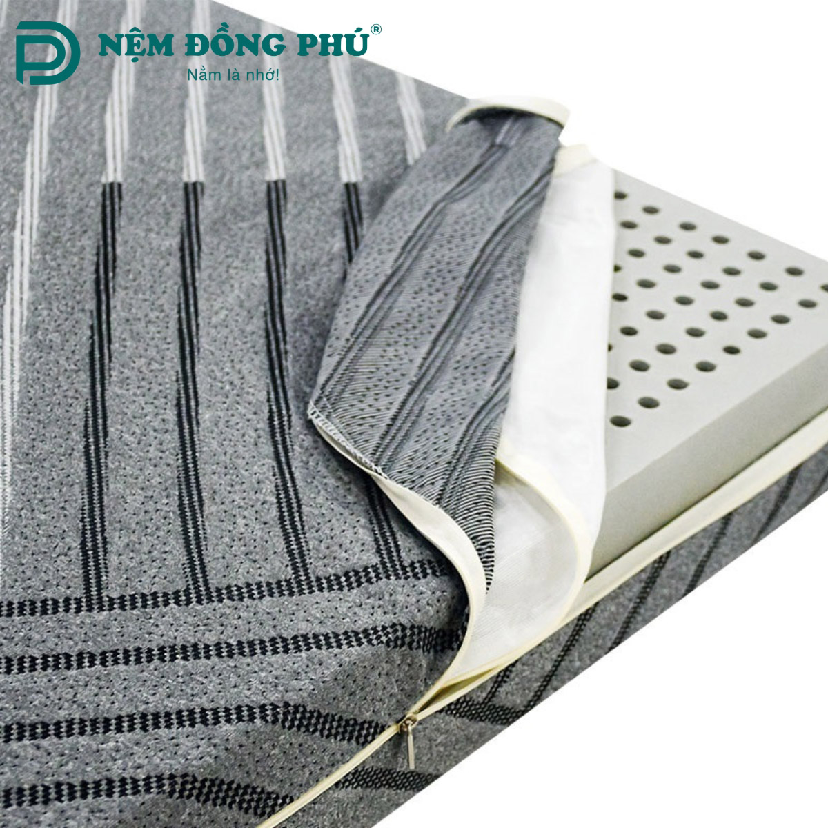 Cấu tạo của dòng nệm foam than hoạt tính Cấu tạo của dòng nệm foam than hoạt tính