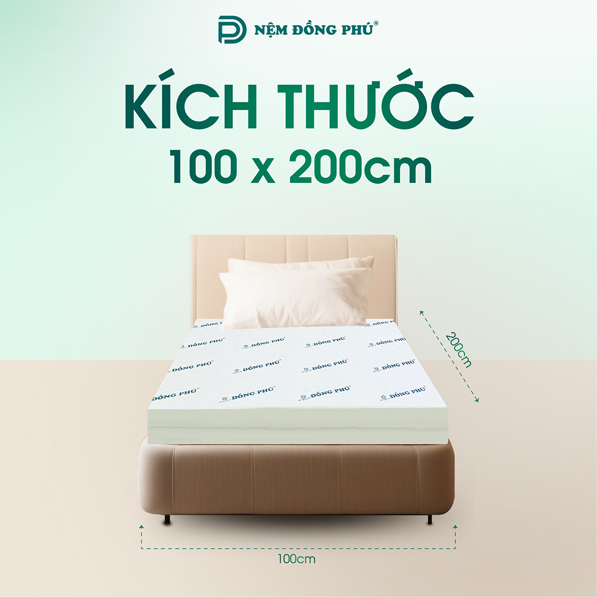 Nệm Đồng Phú là điểm đến đáng tin cậy để bạn mua sắm nệm foam Đồng Phú 1m x 2m