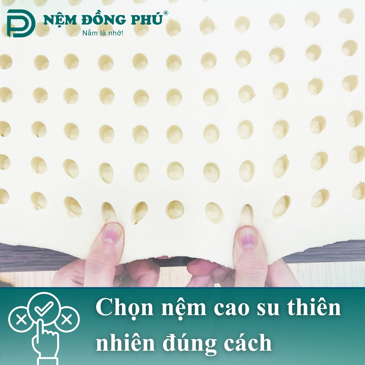 Chọn nệm cao su thiên nhiên đúng cách
