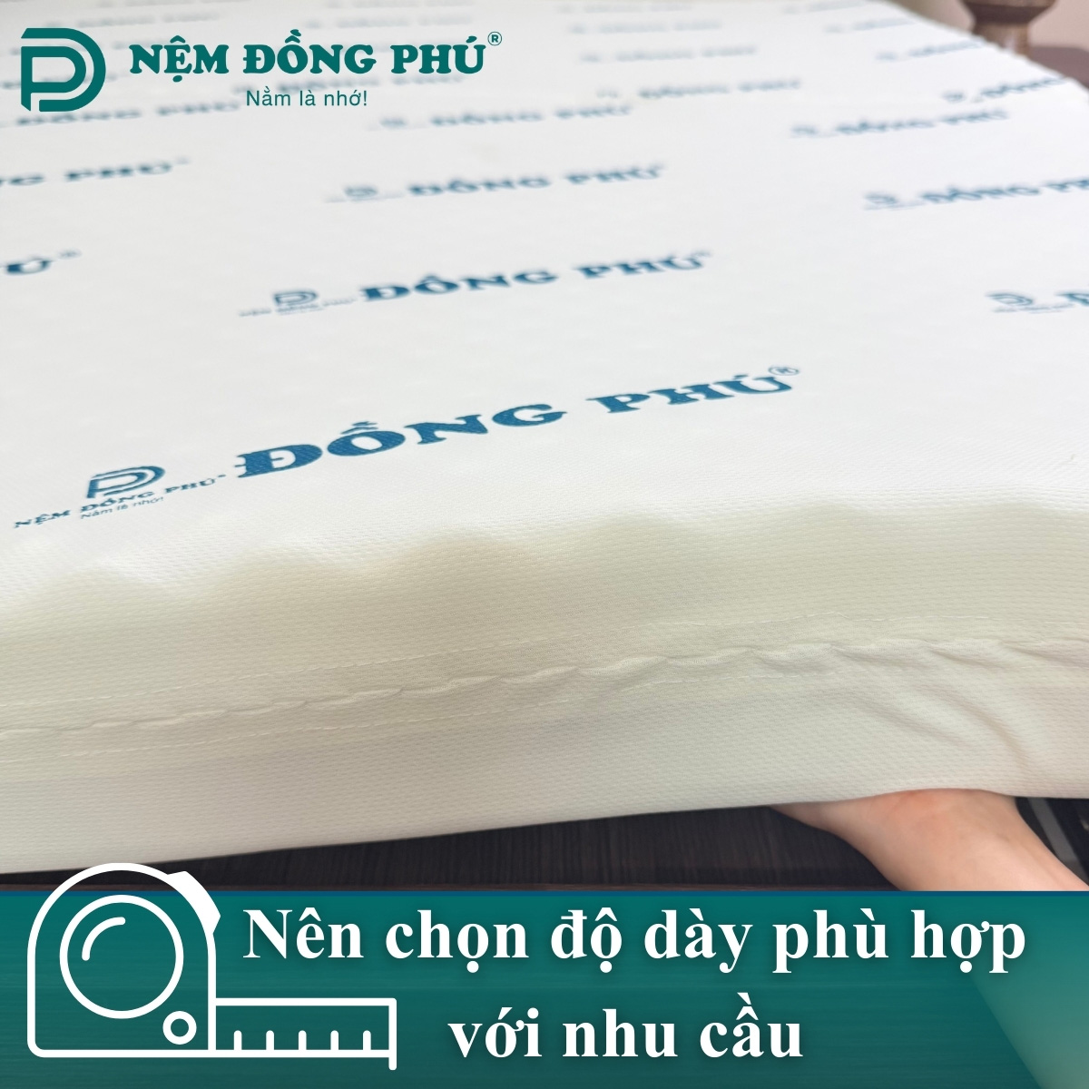Việc cân đối giữa độ dày và khả năng gấp gọn sẽ giúp nệm vừa êm ái khi sử dụng