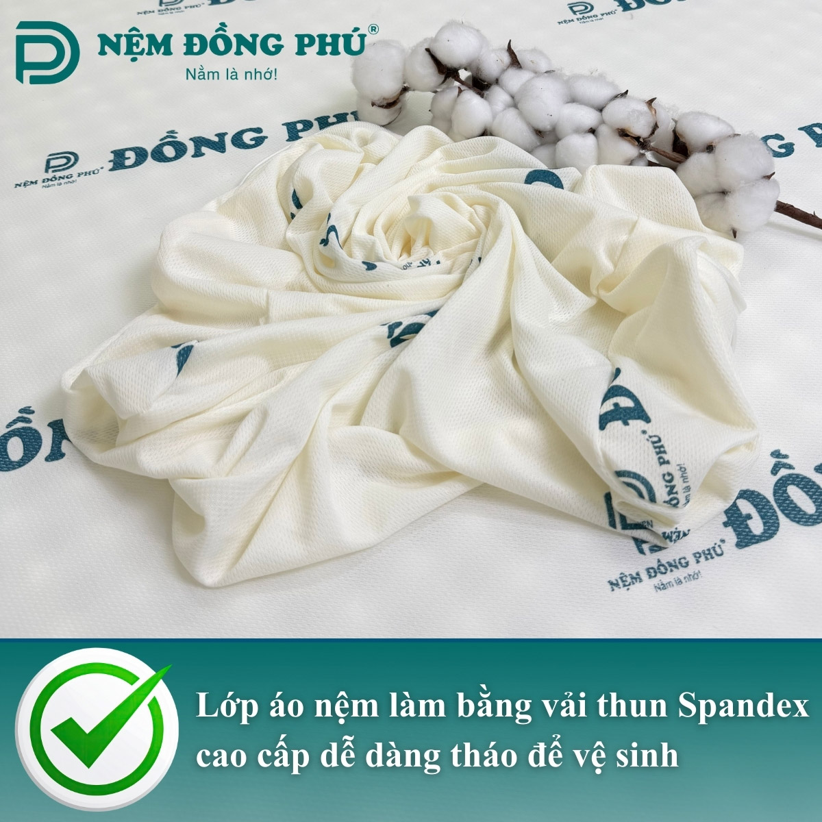 Loại nệm này được khách hàng đánh giá là vệ sinh khá dễ dàng