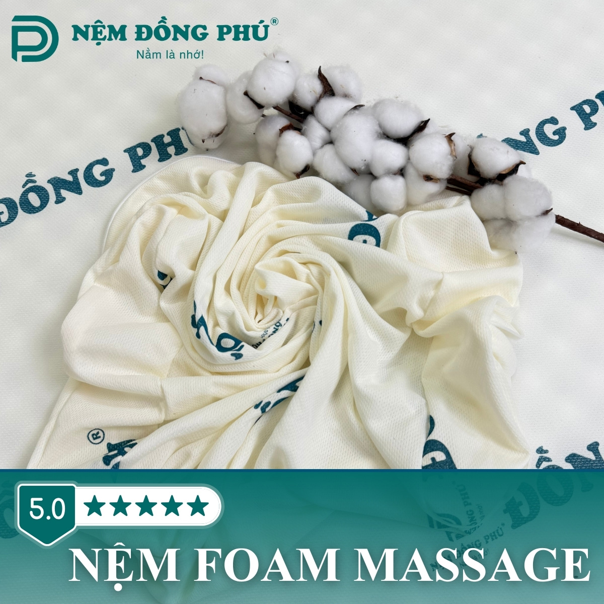 Nệm Foam massage 1m4 x 2m có nhiều ưu điểm ưu việt