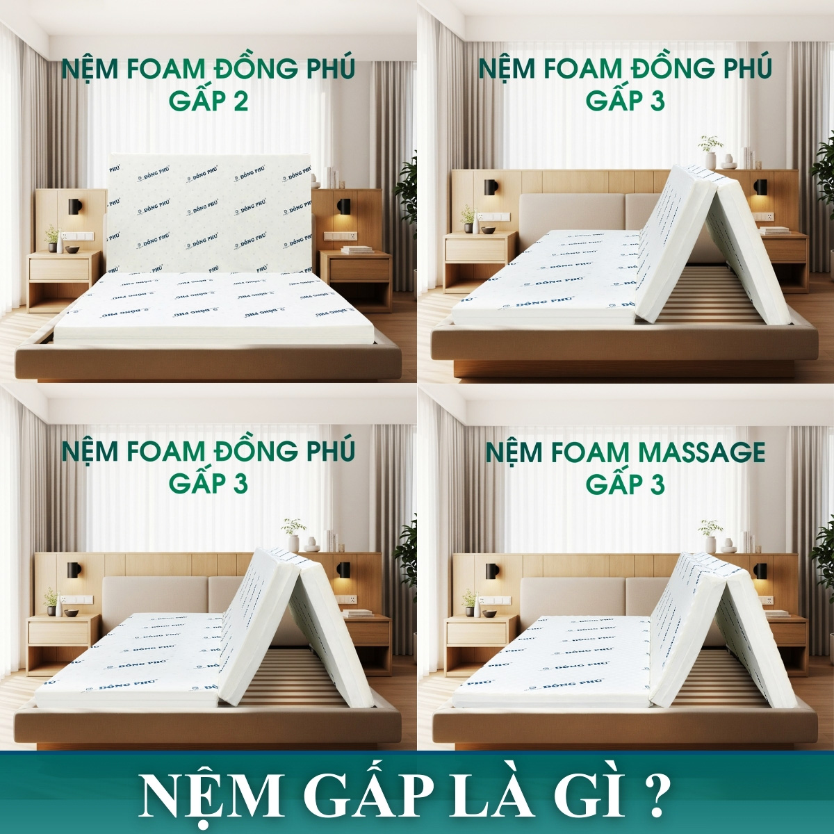 Nệm gấp là gì?
