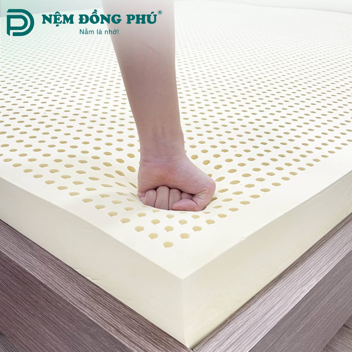 Nệm cao su thiên nhiên sở hữu độ dẻo dai và vững chắc cao