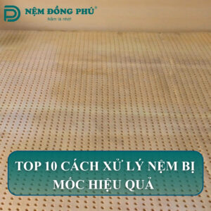 cach xu ly nem cao su bi moc