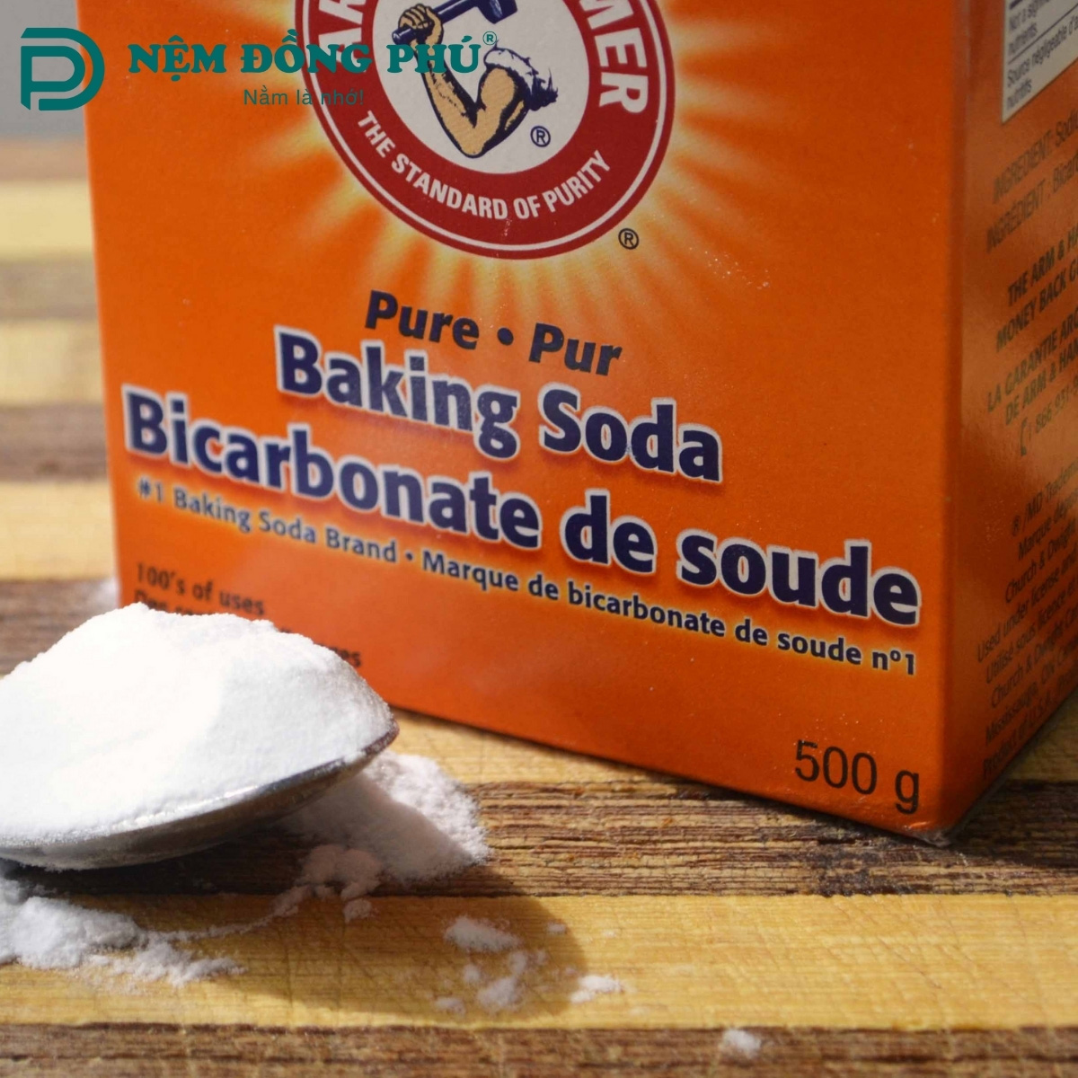 Banking soda được xem là cách xử lý nệm cao su bị mốc hữu ích