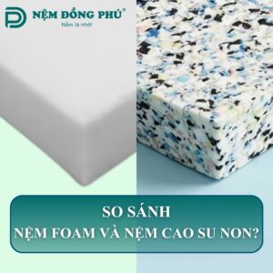 Nệm foam hay nệm cao su non