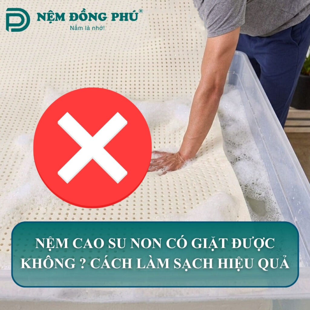 nem cao su non co giat duoc khong 2