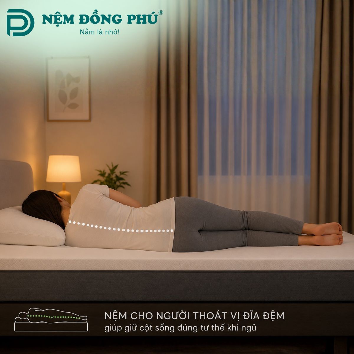 Chọn nệm cho người thoát vị đĩa đệm