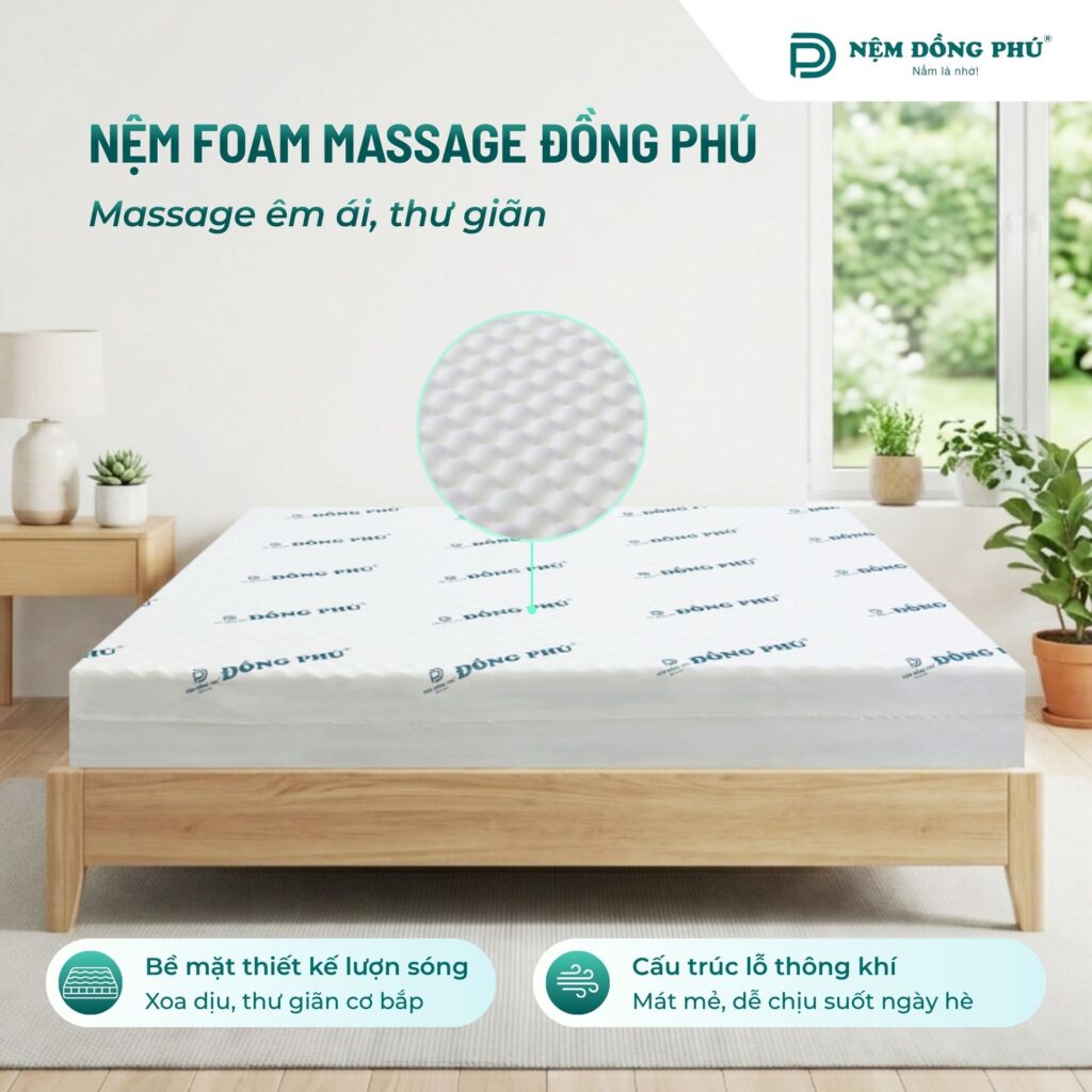 Đệm Foam Massage Đồng Phú