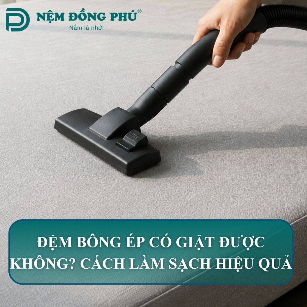 Cách xử lý từng tình huống thường gặp với đệm bông ép