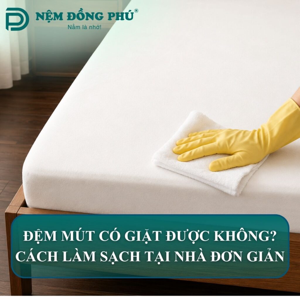 Dem mut co giat duoc khong Cach lam sach tai nha don gian
