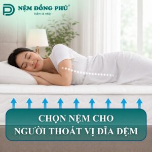 Cách chọn nệm cho người thoát vị đĩa đệm