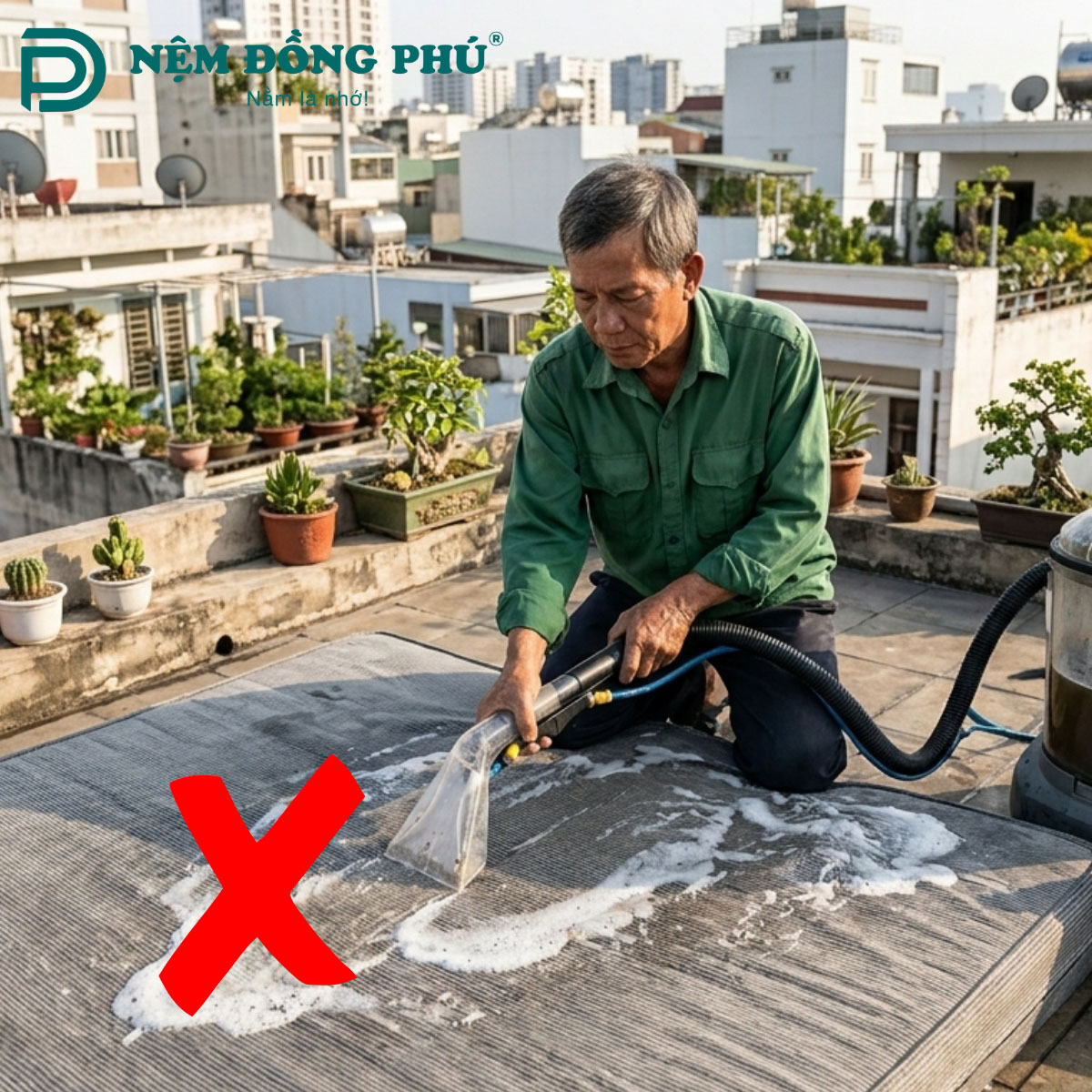 Đệm có giặt được không?