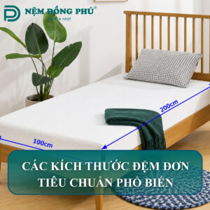 Kích thước đệm đơn