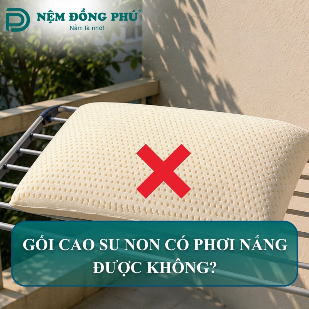 goi cao su non co phoi nang duoc khong 1