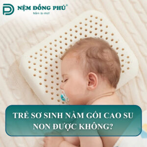 tre so sinh nam goi cao su non duoc khong